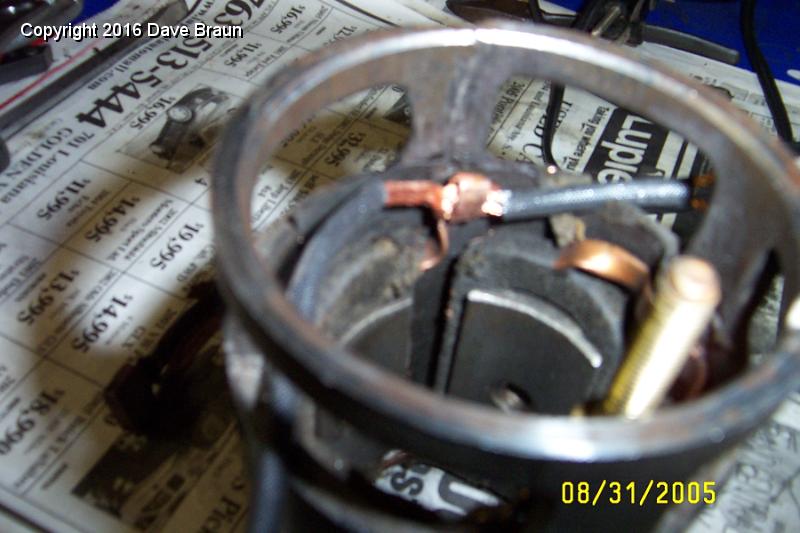 MGTD15470/Electrical/Starter & Generator/new brush install for starter